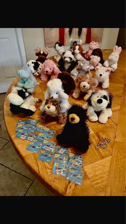 Webkinz Plush Lot with Code Cards and Bracelet