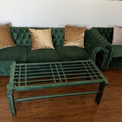 Green BAMBU Coffee Table - Korean