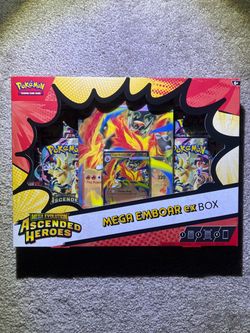 Ascended Heroes Mega Emboar ex Box