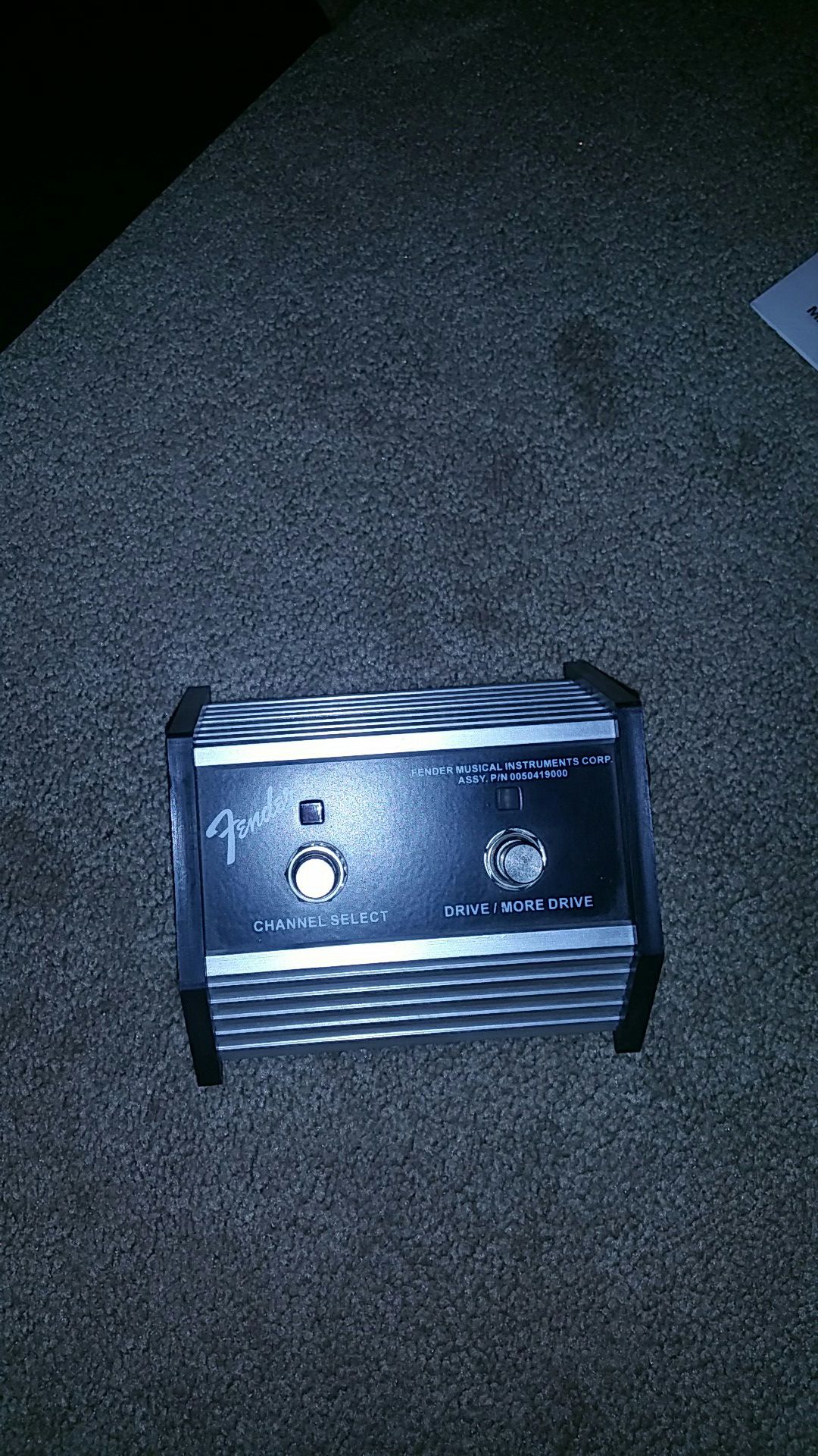 Fender Champion 40 amp and pedal