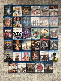 Blu Ray Movies $3 each or $10 for 4pcs