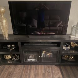Beautiful dark brown TV stand