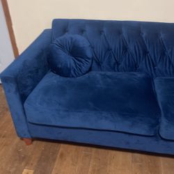 Blue couch 