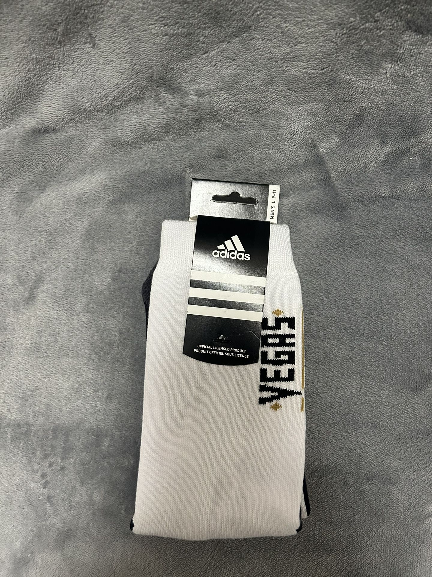 Adidas Vegas knights socks size large