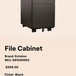 Brand New In Box Rolling File Cabinet