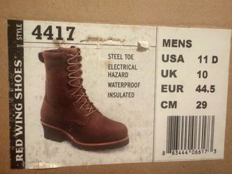Redwing Loggermax Insulated Boots size 11