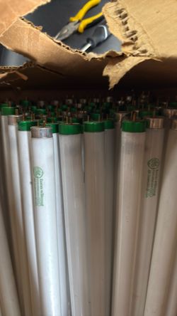 Fluorescent shop lights