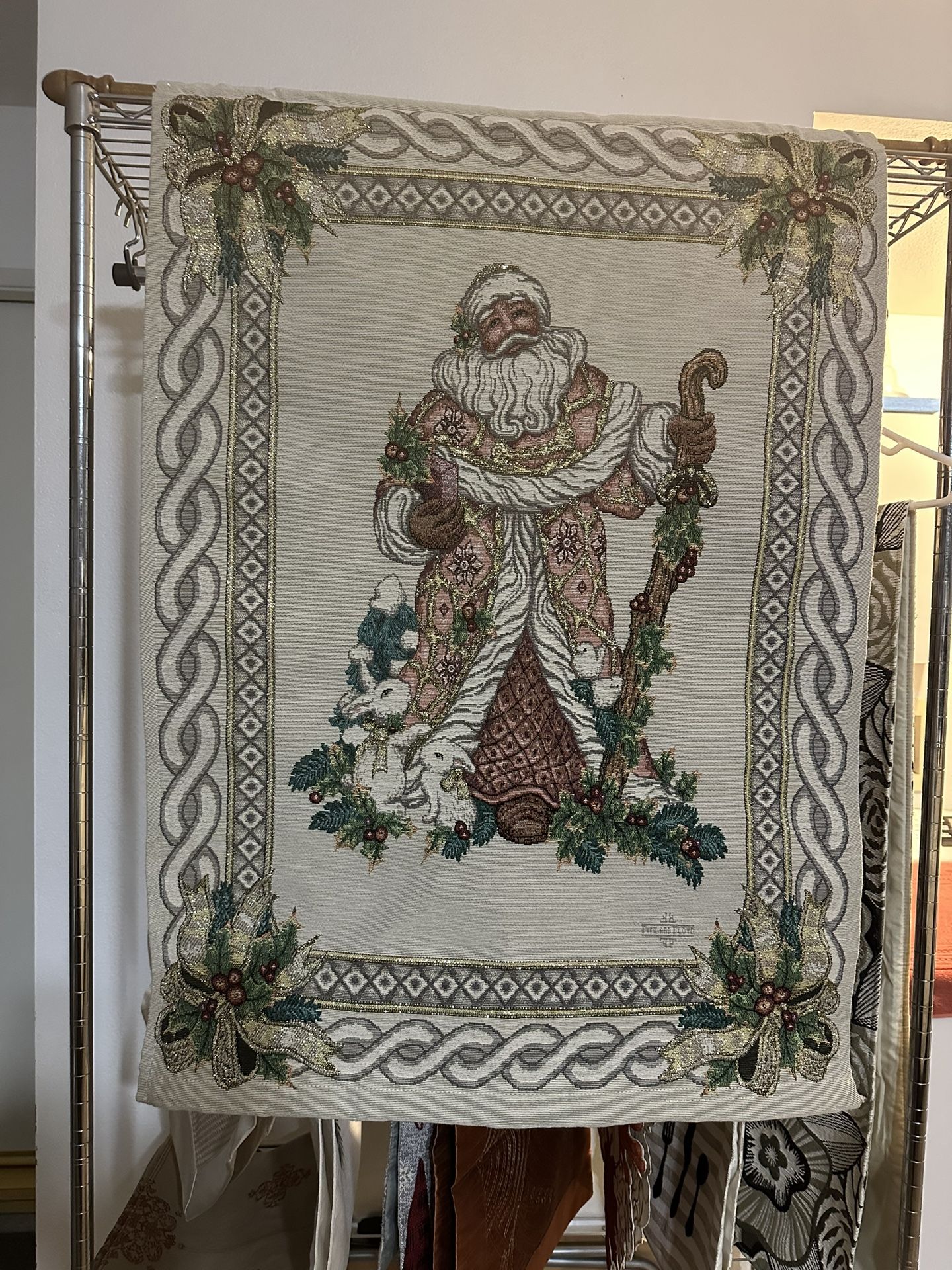 Antique Christmas Banner 36” x 26”