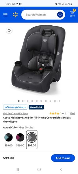 Cosco Kids Easy Elite Slim All-in-One Convertible Car Seat (missing 1 cup) $65