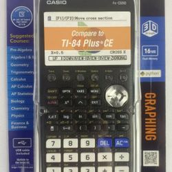 New Casio PRIZM (fx-CG50) - COLOR Graphing Calculator w/ Python 3D Graphics