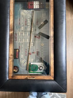 Antique Craps Coffee Table