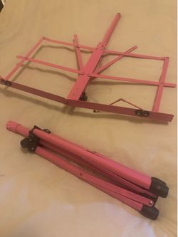 Pink music stand