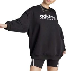 Adidas - Women's All SZN Fleece Graphic Sweatshirt (HZ5740) Size S
