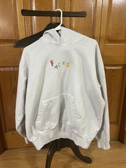 MAC MILLER White Faces Layers Hoodie Size L