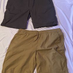 Two Pairs Of Volcom Shorts 