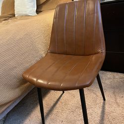 Faux Leather Desk Chair
