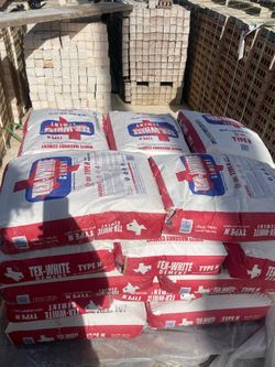 white cement bags for sale