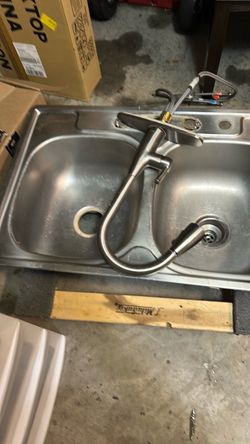 Sink and faucet
