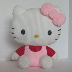 Sanrio Hello Kitty Pink Overalls 11" Plushie New With Tags