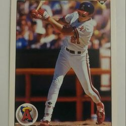 Upper Deck 1990 Wally Joyner California Angels #693 1st Base Baseball Card Vintage Collectible Sports MLB