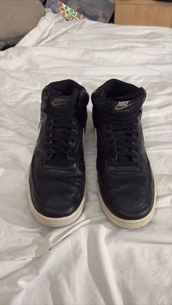 Nike Court Vision Mid Black Sneakers