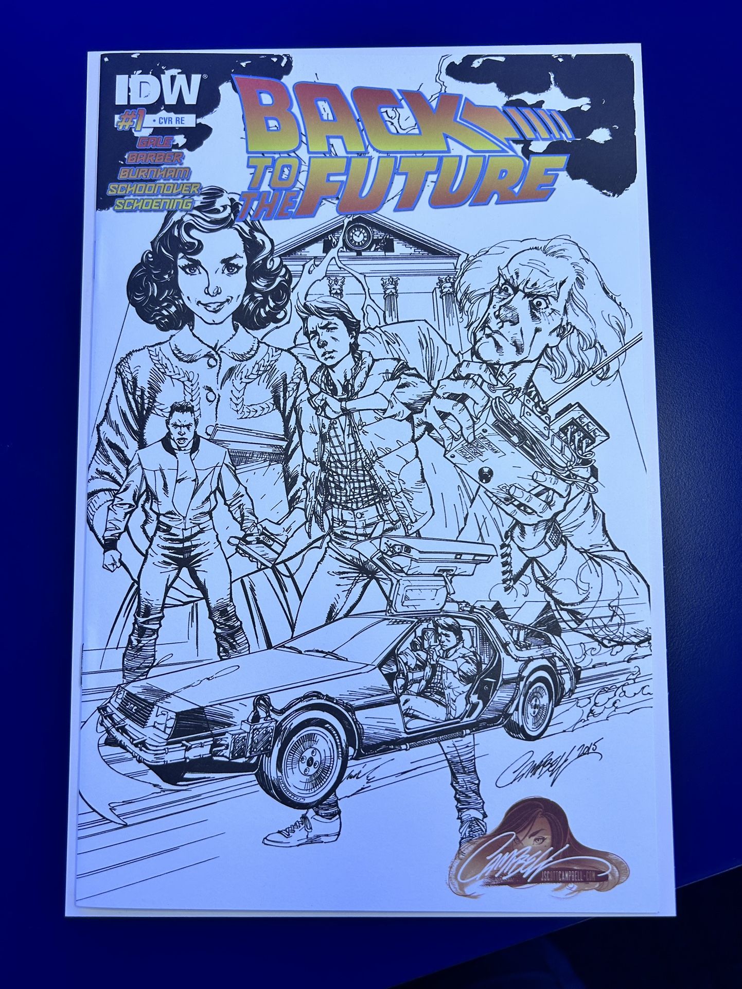 Back To The Future IDW #1 Campbell 2015