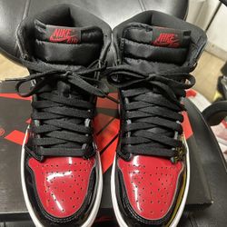 Jordan 1 Patent Bred Size 9 Read Description