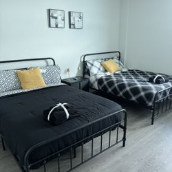 Two Full Size Beds With Mattress  $600