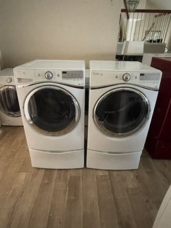 Whirlpool Washer And Gas Dryer With Pedestal For Sale $600.00