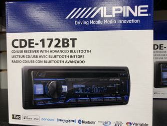 Brand new alpine car stereo WITH INSTALLATION