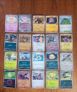 20 cards from Ascended Heroes, incl a Double Rare and 3 Rares