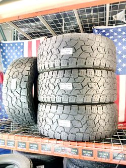 ✅ 4 USED TIRES LT35X12.5R20 NITTO TRAIL GRAPPLER 35X12.5R20LT