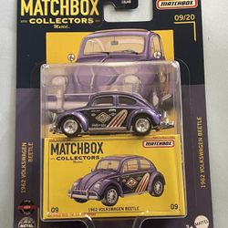 MATCHBOX Collectors 1962 Volkswagen Beetle Purple Car VW CUSTOM, New