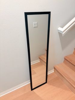Full Length Floor Mirror Black Frame