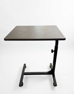 Adjustable C-Table / Rolling Laptop Side Table Desk