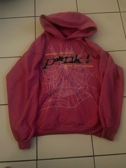 Sp5der Pink Hoodie Sweatshirt