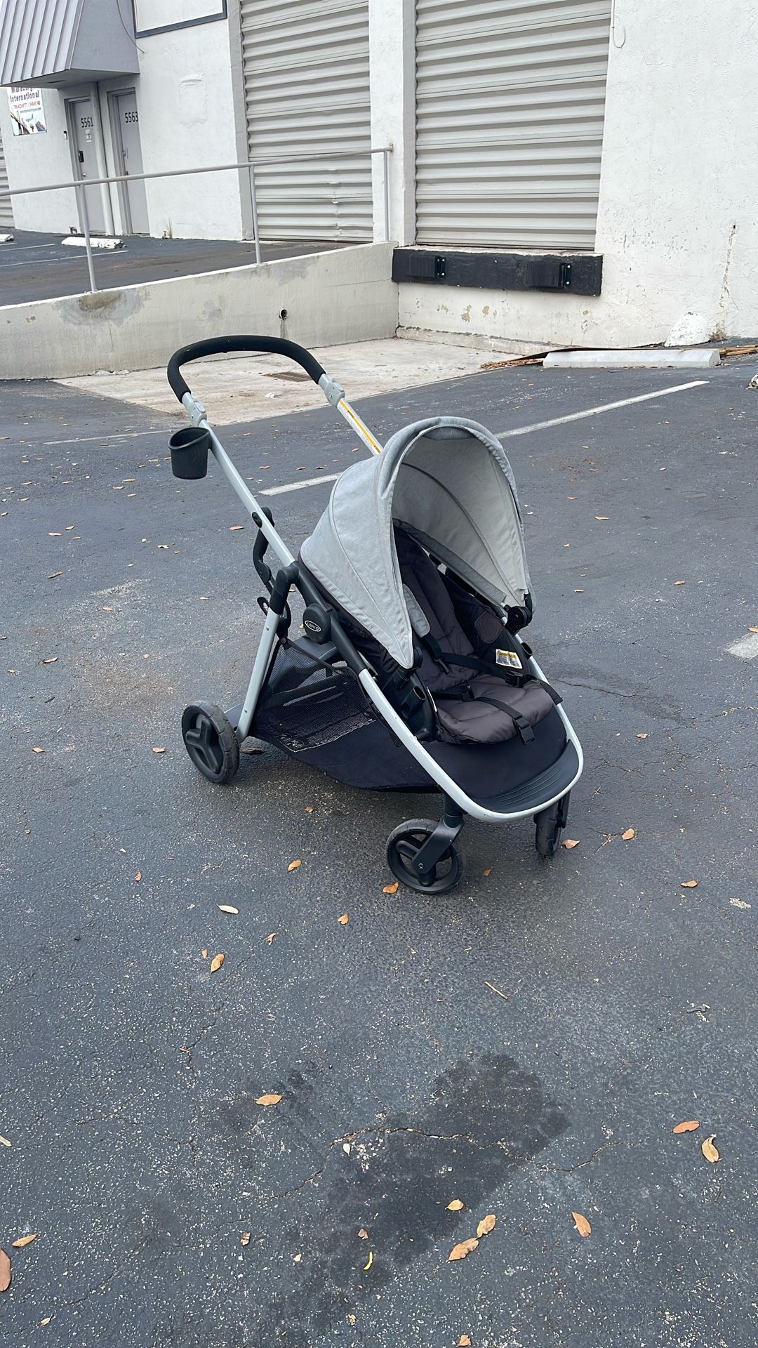 Graco Ready2Grow LX 2.0 Double Stroller Features Bench Seat and Standing Platform Options, Clark, Grey