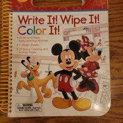 Write And Wipe Learning Activity Book