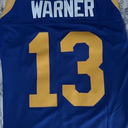 Kurt Warner Men Jersey Size Medium 