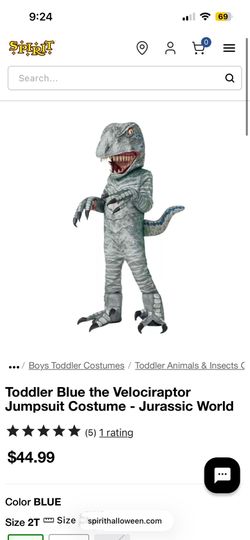 3t-4t Blue Jurassic Park