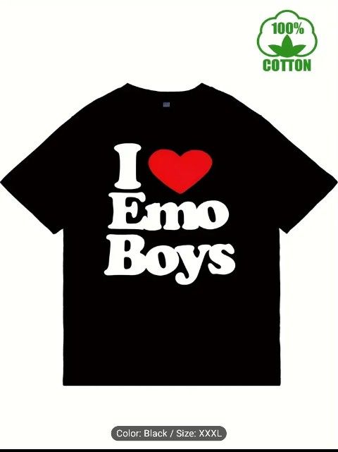 I ❤️ Emo Boys Shirt 3x