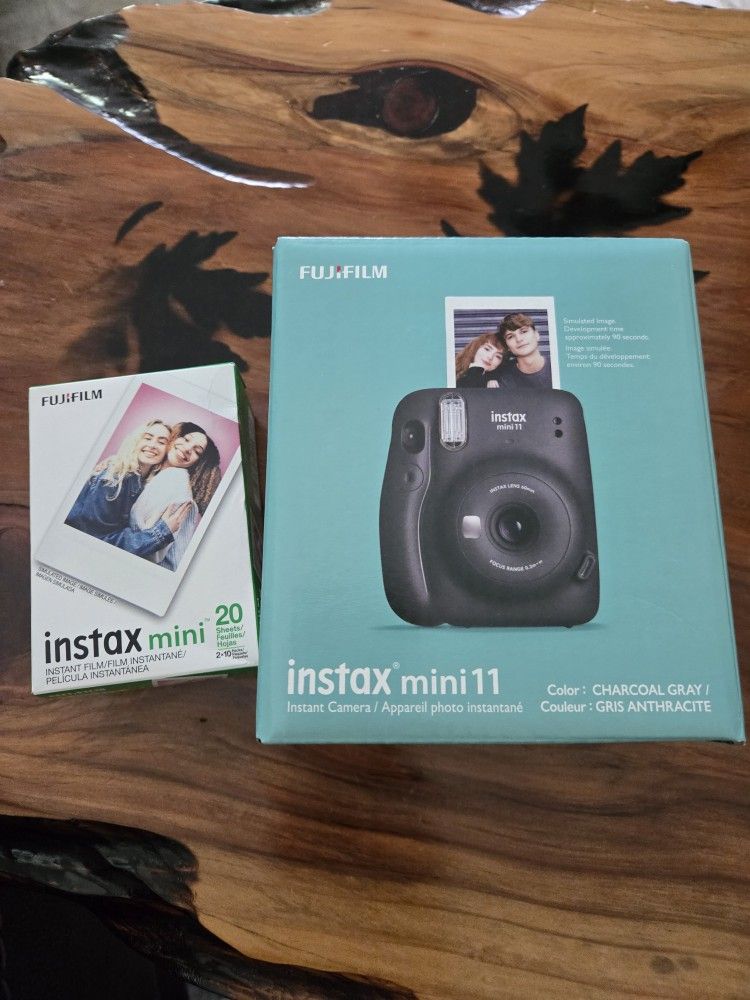 Fujifilm Instax Mini 11 Instant Camera - Charcoal Grey