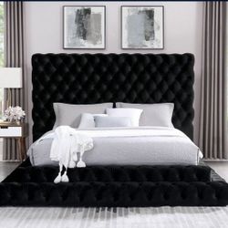 Brand New Black Queen Size Platform Bed Frame