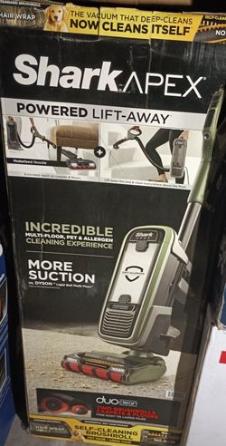 Brand New! Shark Apex (AZ1002) Powered Lift-Away Upright Vacuum with DuoClean & Self-Cleaning Brushroll