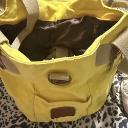 Yellow purse