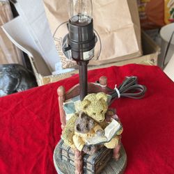 Teddy Bear Night Light Stand Vintage Styles
