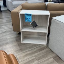 White Gray Darrinson Bookcase 