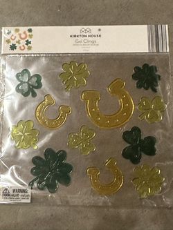 St. Patrick’s Day Themed Gel Clings