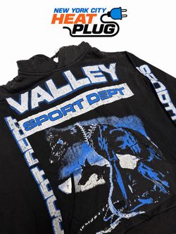 Valley Sport Dept Black Graphic Hoodie Size Xl