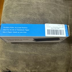 Paper Punch Adjustable 6 Hole  Paper Puncher 